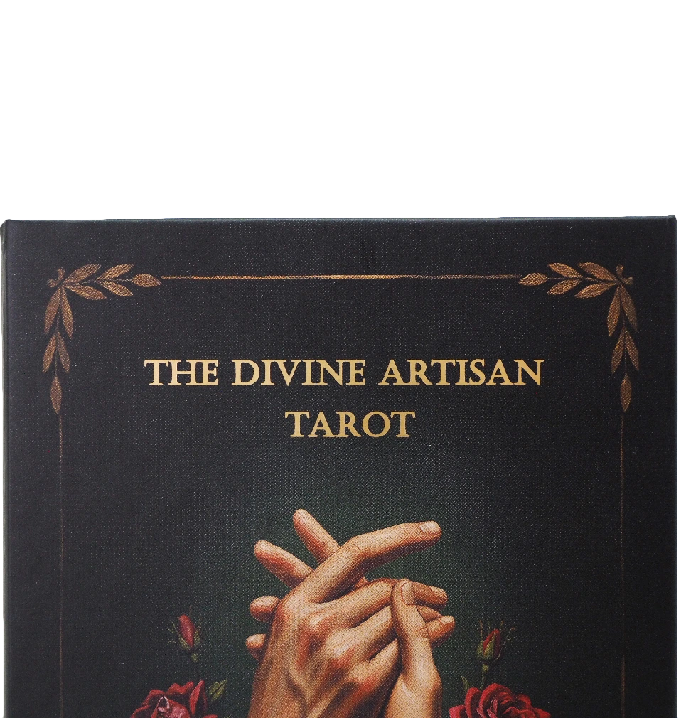 Nebula Deckworks tarot deck featuring dark luminous artwork and premium packaging
