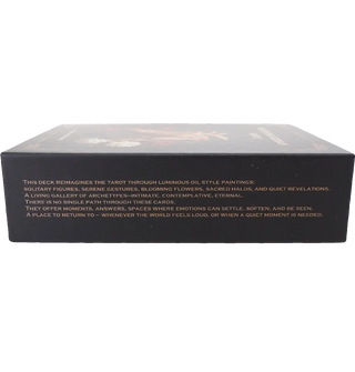 Premium tarot deck box for The Divine Artisan Tarot by Nebula Deckworks