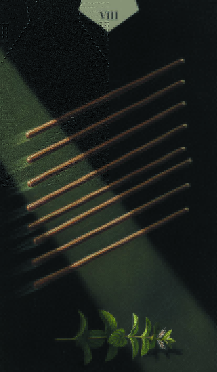 EIGHT OF WANDS